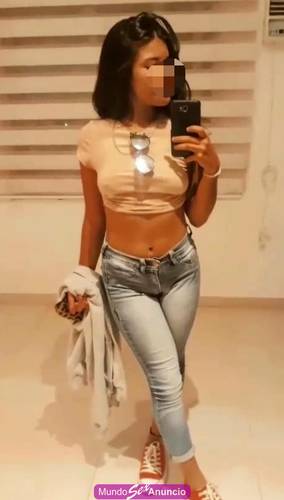 Arianita 19 años nueva por primera vez en mega plaza
