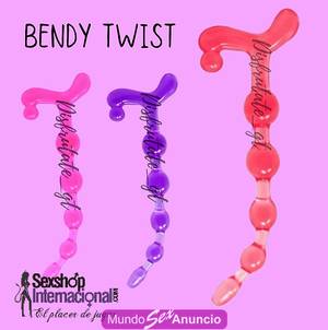Bendy Twist/Dilatadores Anales Colores/Sexshop
