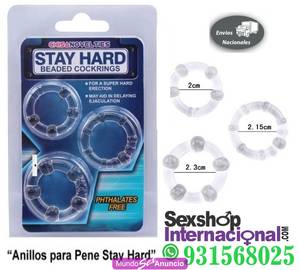 ANILLO STAY HARD MEJOR ERECCION-RETARDANTE SEXSHOP