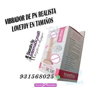 Lovetoy Consolador Vibratorio Textura Piel Sexshop