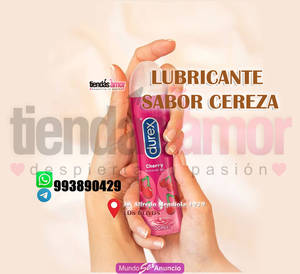 LUBRICANTE SABOR CEREZA DUREX TIENDAS AMOR PLAZA NORTE