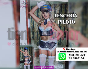 UNA SENSUAL PILOTO LENCERÍA TIENDAS AMOR PLAZA NORTE