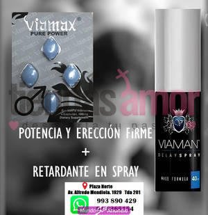 VIAMAN + VIAMAX PURE POWER POTENCIA Y RETARDA