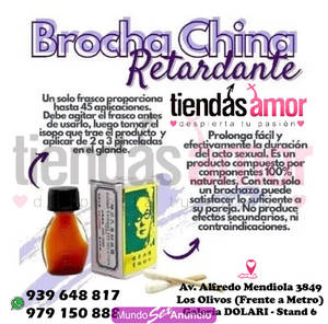 Retardante Masculino - Pincelada/Brocha China