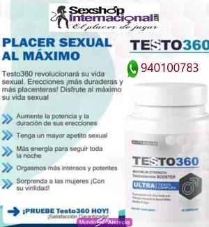 TESTO360 ORIGINAL AMERICANO- CURA LA IMPOTENCIA