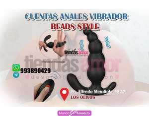 Beads Style Vibrador Anal De Silicona Tacto Suave 993890429