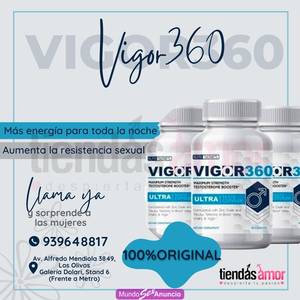 Brinda energía pura, fuerza con VIGOR360