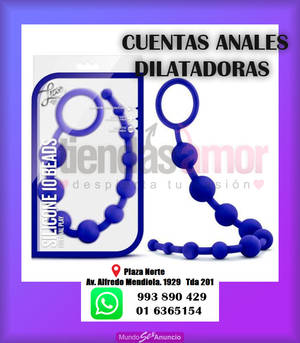 CUENTAS ANALES DE SILICONA DILATADORES 10 NIVELES/ 993890429