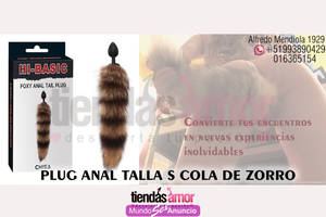 PLUG ANAL CON COLA DE ZORRO / 993890429