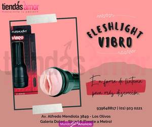 Fleshlight con vibración masturbador