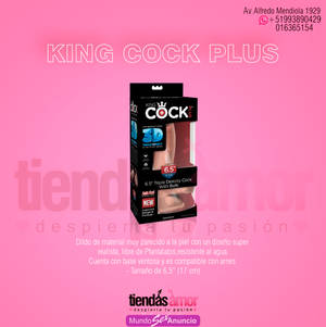 CONSOLADOR KING COCK REALISTA EL REY / 993890429