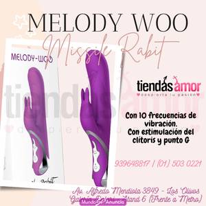 VIBRADORES RABBITS PUNTO G MISSILE MELODY WOO