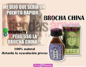 BROCHA CHINA RETARDANTE ORIGINAL /993890429