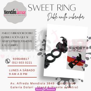 SWEET RING Anillo vibrador doble estimulación