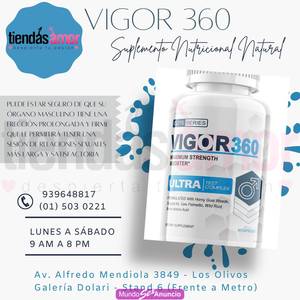 Suplemento nutricional natural Vigor 360