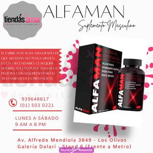 ALFAMAN Mejora tu rendimiento sexual - Consigue erecciones m