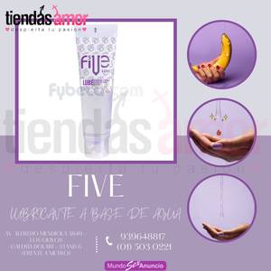 Lubricante Íntimo Five a Base de Agua