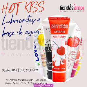 LUBRICANTES DE AGUA HOT KISS