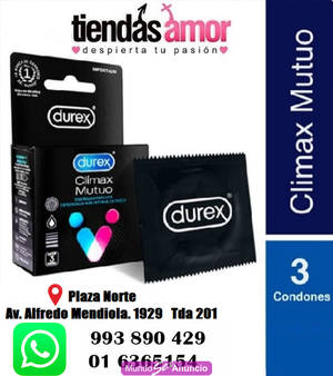 Durex Preservativo Clímax Mutuo
