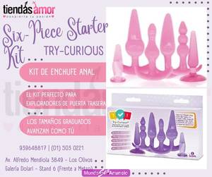 KIT DE TAPONES ANALES TRY CURIOUS