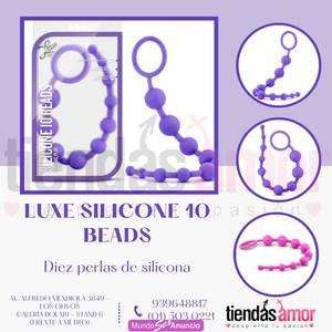 LUXE SILICONE 10 BEADS PURPLE