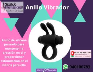 ANILLO VIBRADOR Y ESTIMULADOR DE CLITORIS