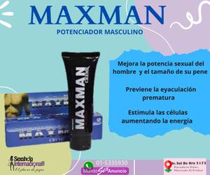 CREMA MAXMAN PARA ALARGAR EL PN