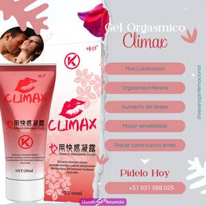 TEN UN INTENSO ORGASMO Y DESEO CON CLIMAX FEMALE EN CREMA