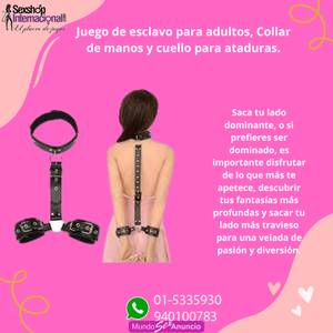 Juego de Collar de manos y cuello para ataduras