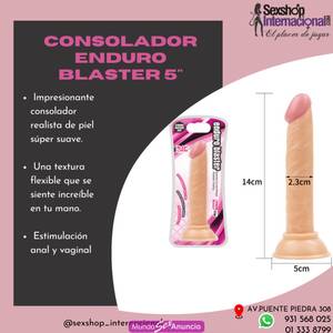 ENDURO 5” CONSOLADOR TAMAÑO PEQUEÑO DUAL ANAL Y VAGINAL