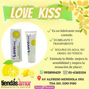 LUBRICANTE LOVE KISS