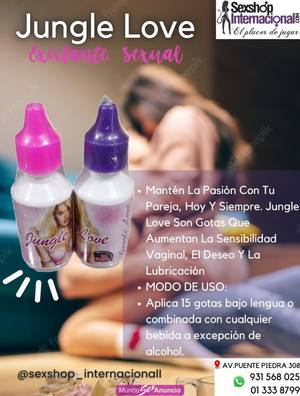 JUNGLE LOVE EXCITANTE SEXUAL EN GOTAS SEXSHOP PTE PIEDRA