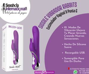 SISSILE VIBRADOR DOBLE PLACER VAGINAL Y PUNTO G SEXSHOP LIMA