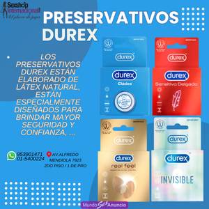 PRESERVATIVOS (CONDONES)DUREX