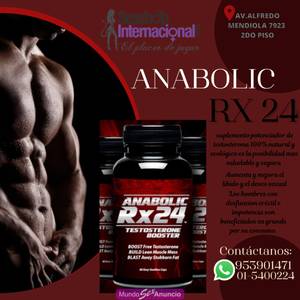 ANABOLIC RX24 100%TESTOSTERONA