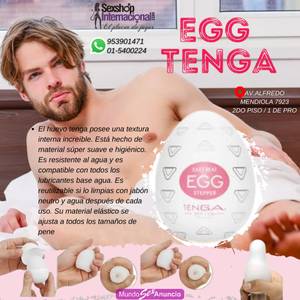 Masturbador Huevo Tenga Egg Stepper Rosado