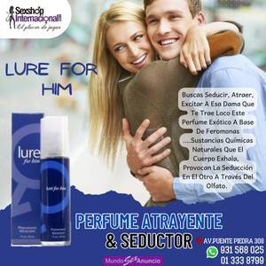 LURE FOR HIM PERFUME ESENCIA FEROMONAS-SEDUCE-ATRAE-ENAMORA