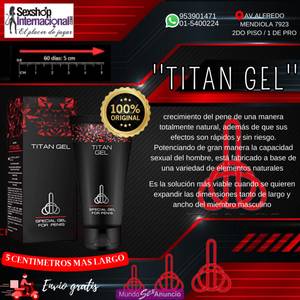 TITAN GEL AGRANDA PENE SEXSHOP LOS OLIVOS