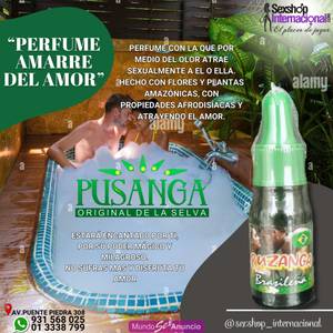 PUZANGA PERFUME DE LA SELVA/AFRODISIACO Y AMARRE DEL AMOR