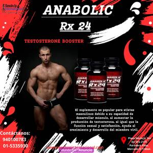 ANABOLIC RX 24 Testosterona Energizante