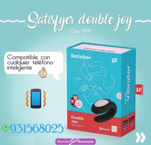 SATISFYER DOUBLE JOY VIBRADOR CON APP/DISTANCIA/SEXSHOP LIMA