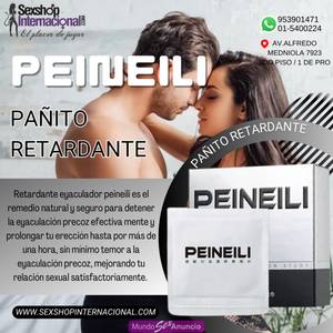 PAÑITOS RETARDANTES PEINEILI SEXSHOP LOS OLIVOS
