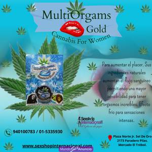 Estimulador – Cannabis Cold multiorgams gold