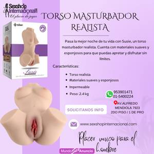 SUSIE TORSO MASTURBADOR REALISTA