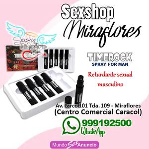 TIMEROCK SPRAY RETARDANTE / SEXSHOP MIRAFLORES