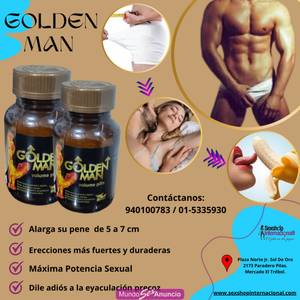 GOLDEN MAN POENCIADOR ALARGADOR DE MIEMBRO