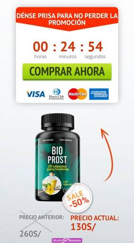 BIO PROST-20 CAP-POTENCIA SEXUAL-CURA PROSTATA-DESARROLLA PN