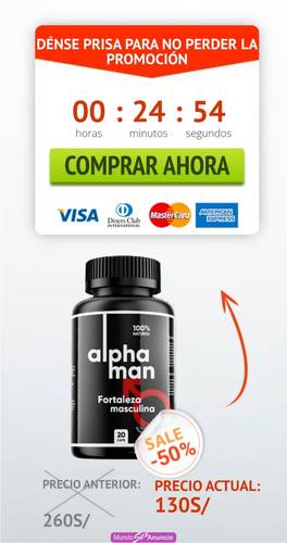 ALPHAMAN-20CAP-ERECCION-CURA EYACULACIÓN PRECOZ-DESARROLLO