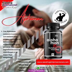 Alphaman - 100%natural - aumenta tu potencia