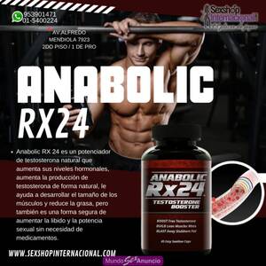 Anabolic RX 24 potenciador de testosterona